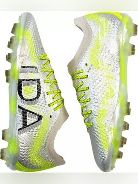 Brand New-IDA Women's Rise Elite FG/AG Soccer Cleats in Silver/Green